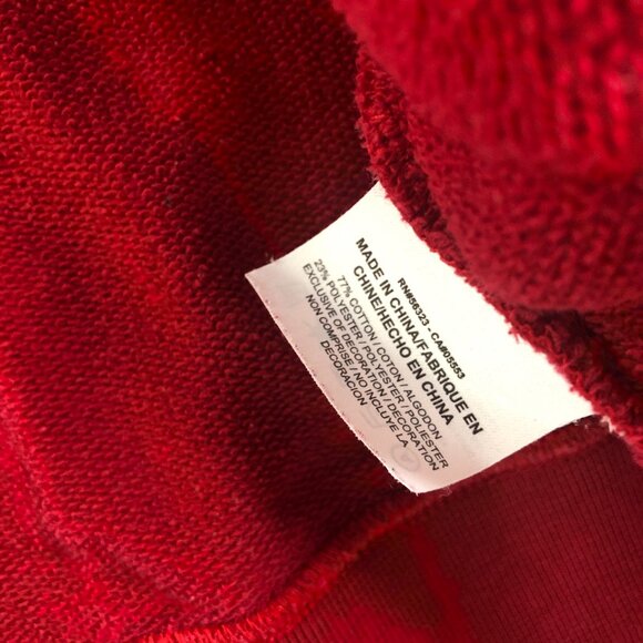 Nike Jordan Jumpman Sweatshirt Mens Extra Large Red Short Sleeve Crew Neck - Picture 5 of 8